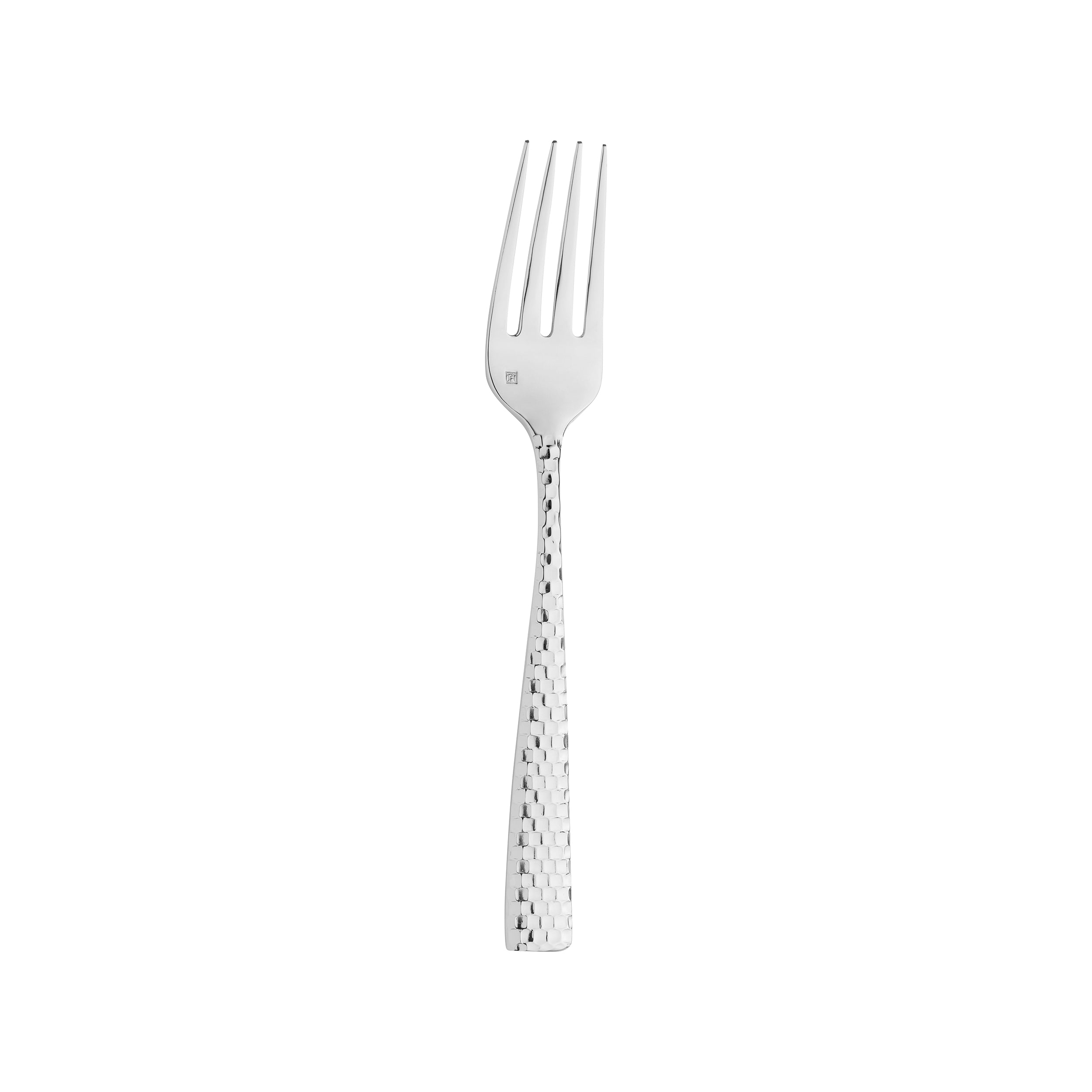 Fortessa Lucca Faceted Serving Fork (Silver)