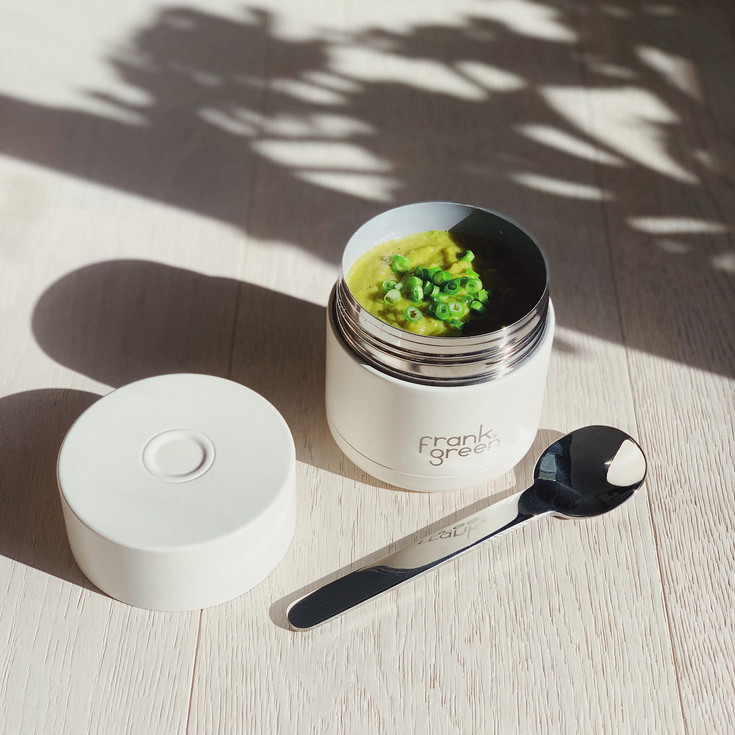 frank green 10oz Ceramic Food Container - Cloud