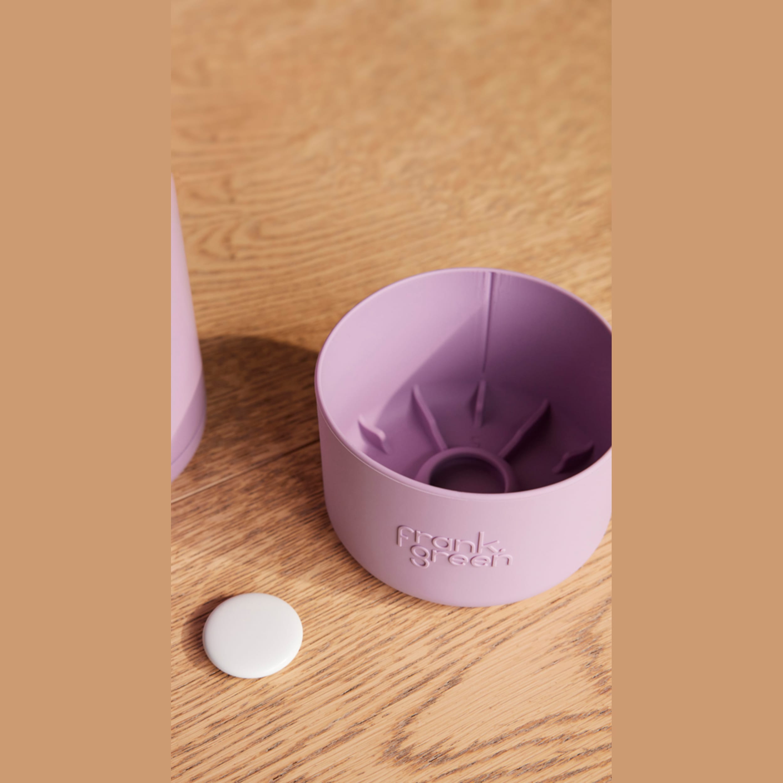 frank green 34oz Bottle Bumper Guard - Lilac Haze