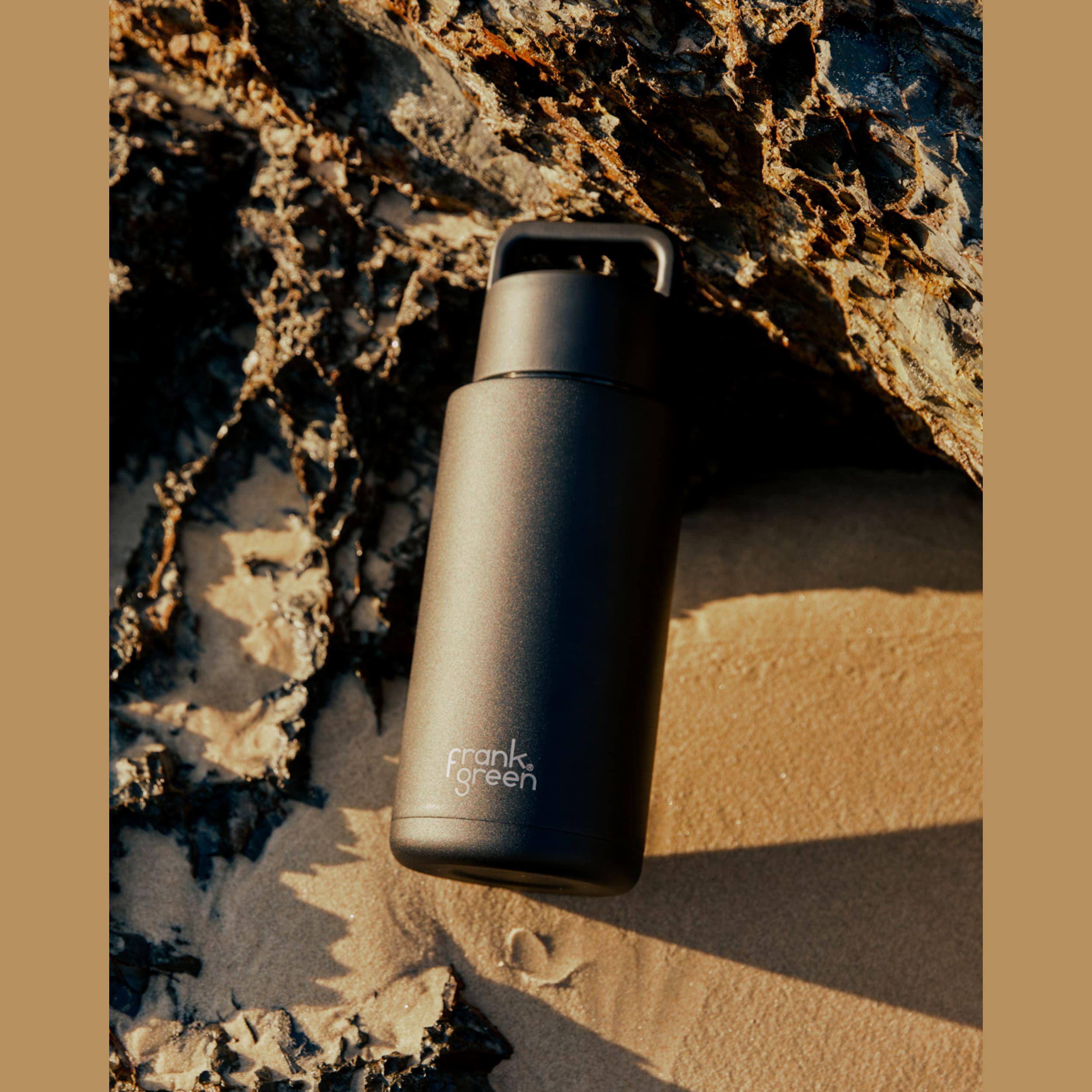 frank green 34oz Reusable Bottle (Grip) - Midnight