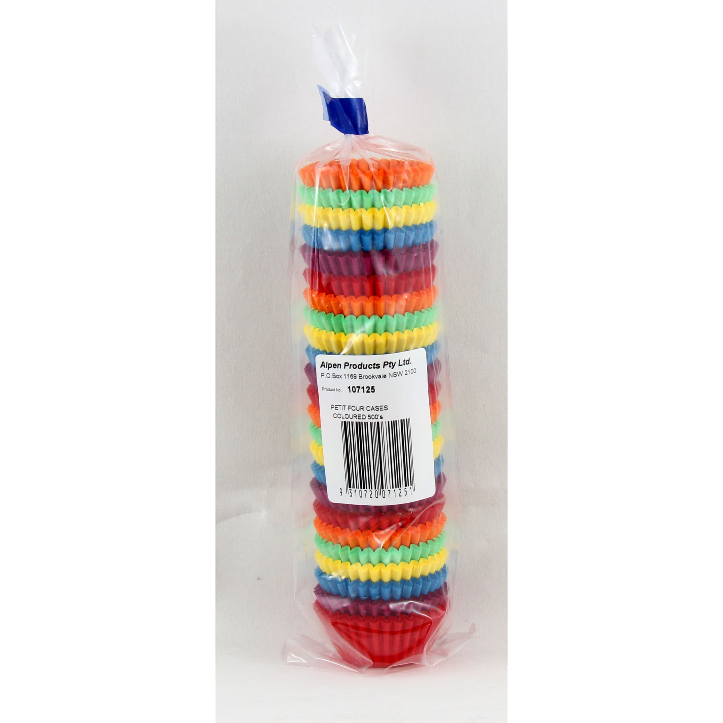 Catering Collection Mini Cup Cake Cases Coloured #350 (30 x 20mm) (500 Pack)