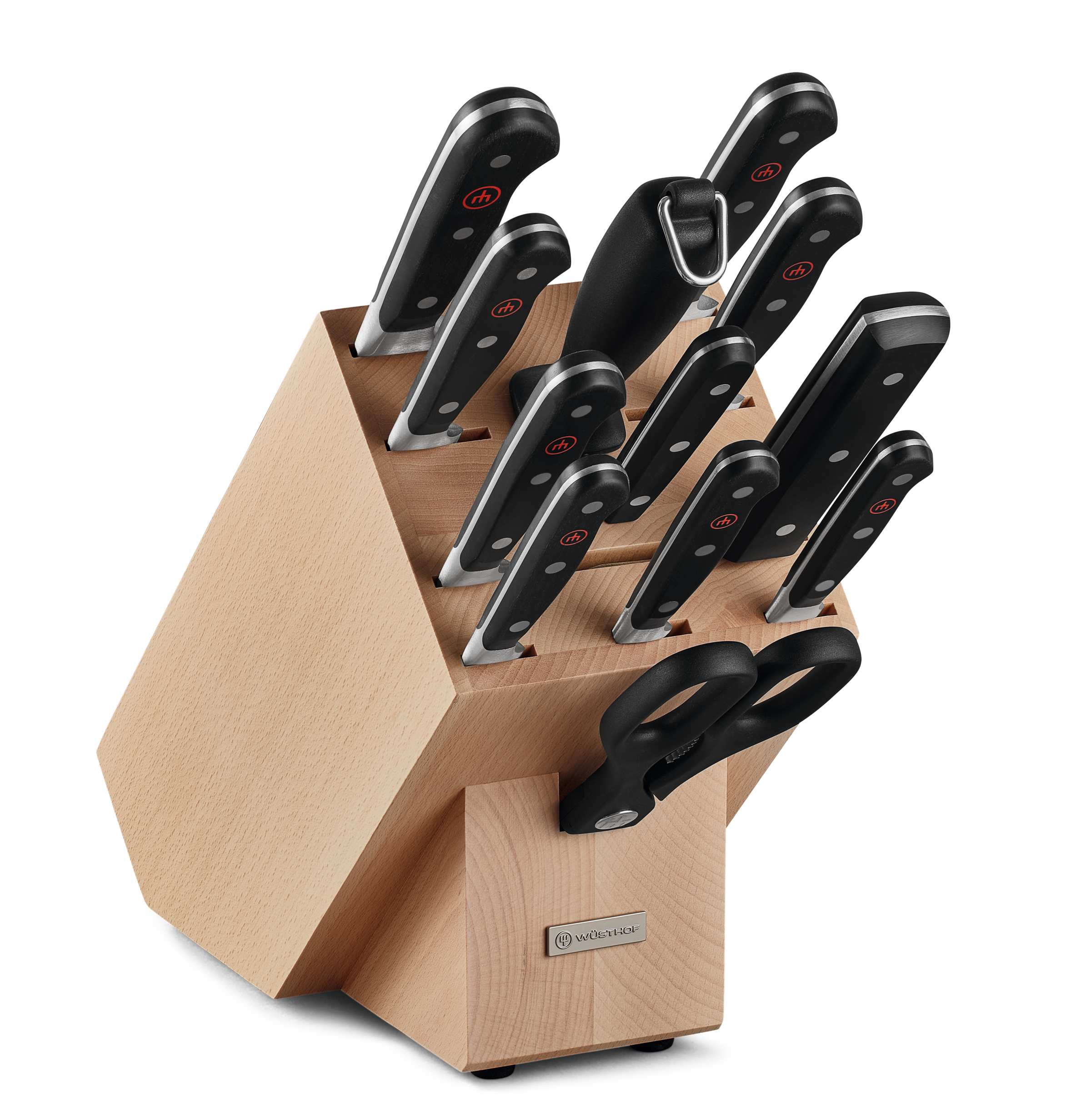 Wusthof Classic Black Knife Block Set 13 Piece