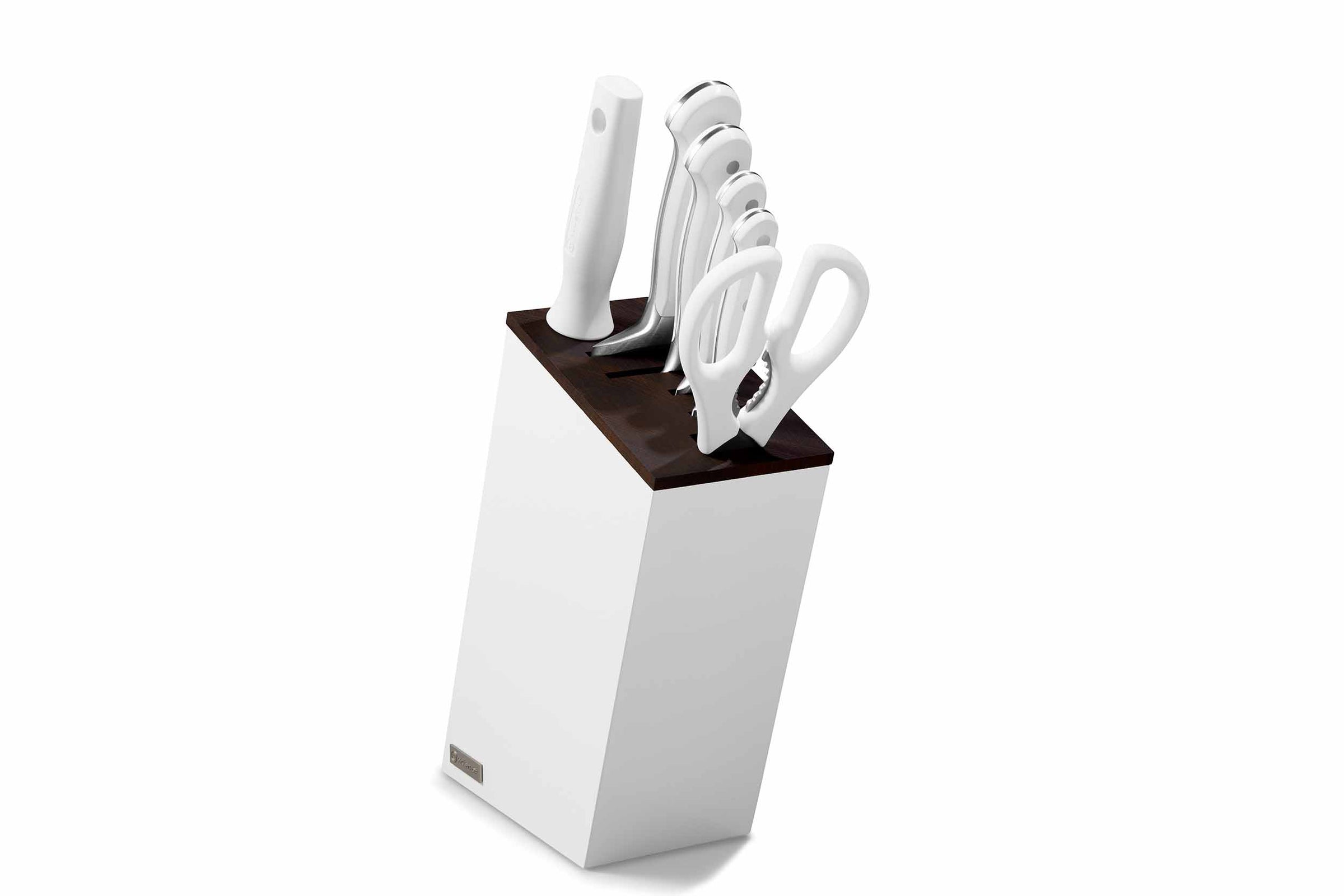 Wusthof Classic White Knife Block Set 7 Piece With Santoku