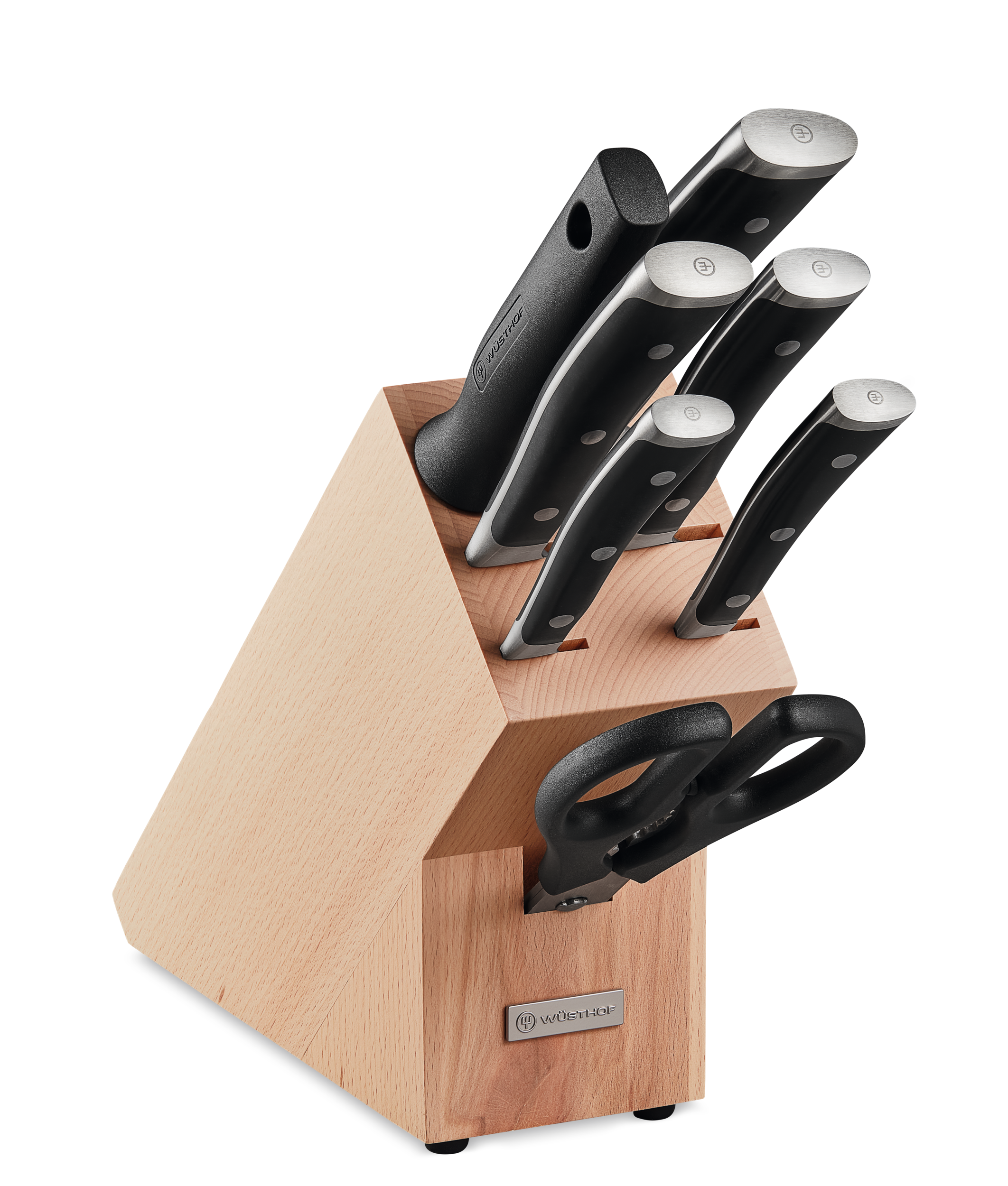 Wusthof Classic Ikon Black Knife Block Set 8 Piece