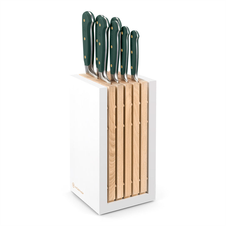 Wusthof Classic Colour Fresh Rosemary Knife Block Set (8 Piece)