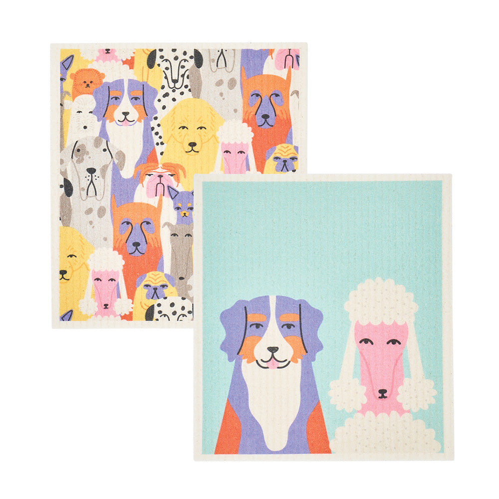 Annabel Trends Swedish Style Dish Cloths 2pc Multi Dog