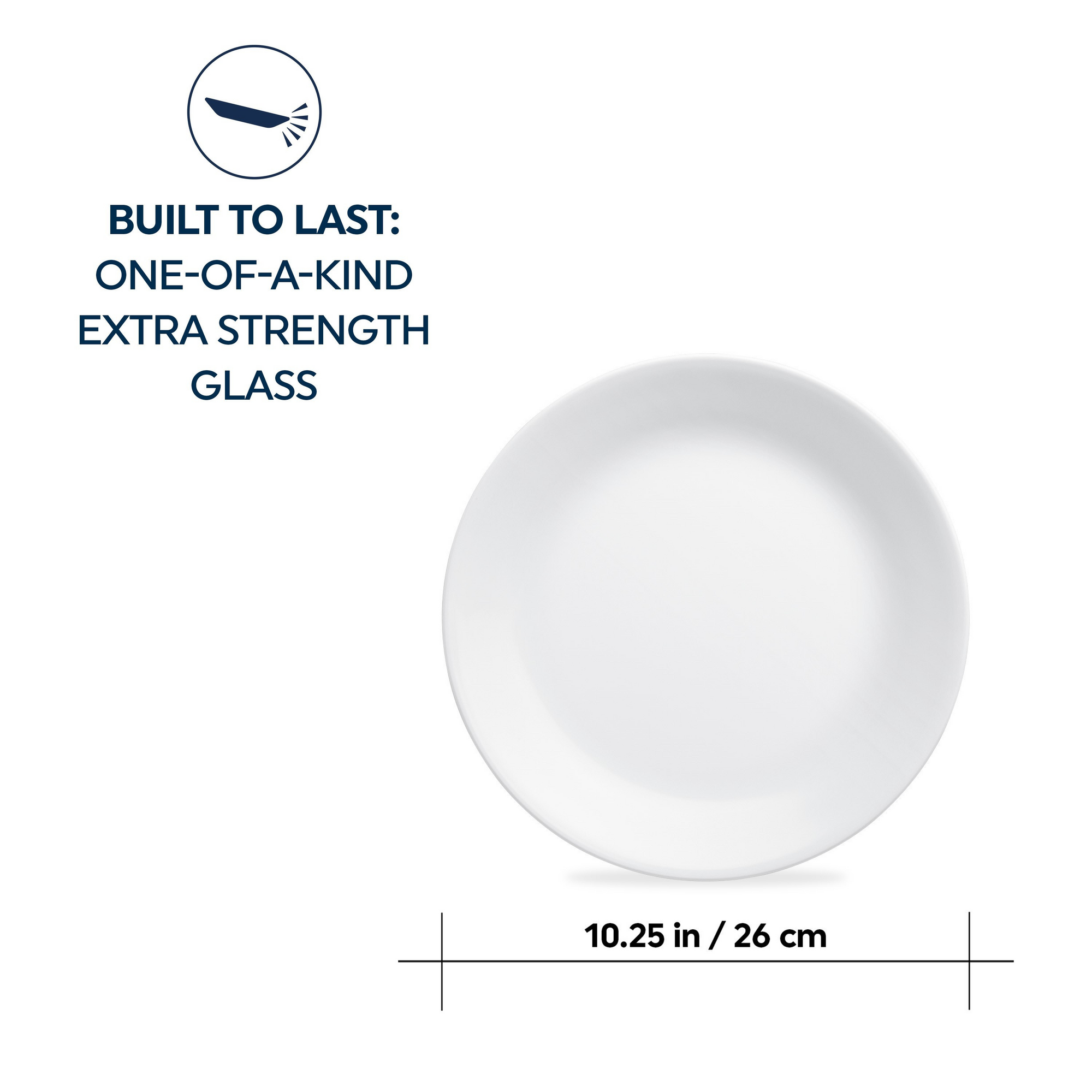 Corelle Winter Frost White Dinner Plate 26cm