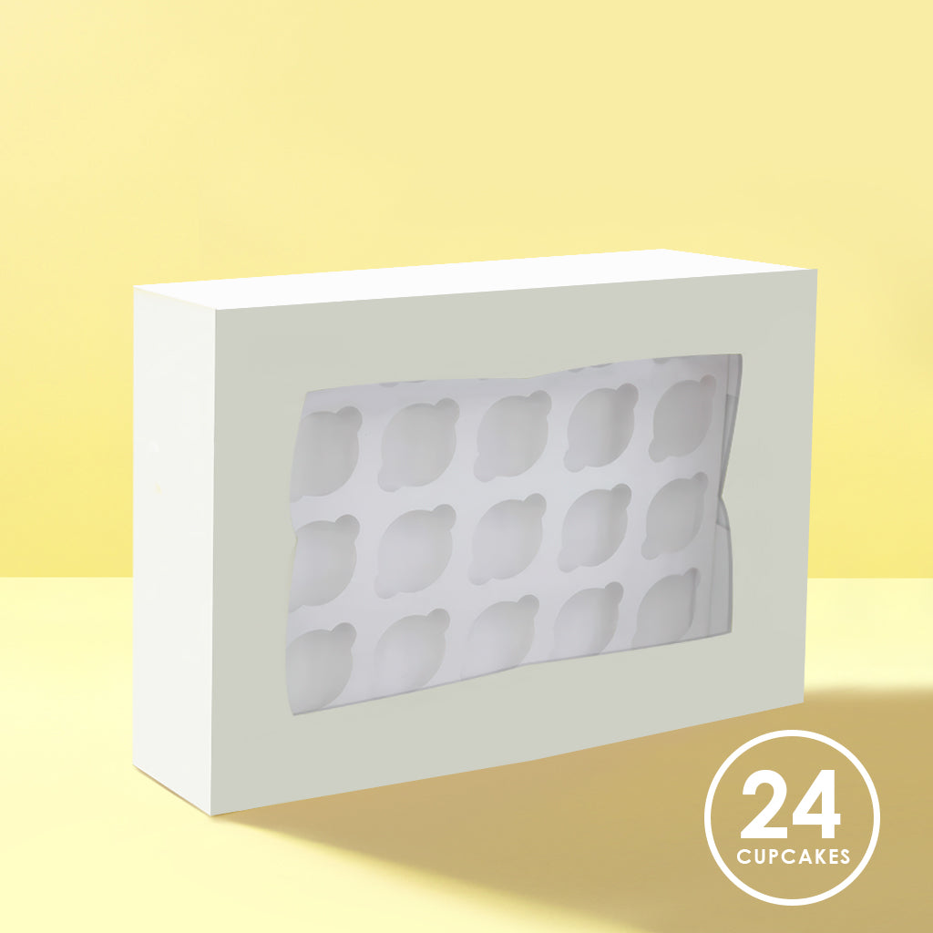 Bake Group Cupcake Box with PVC Window 24 Cupcake