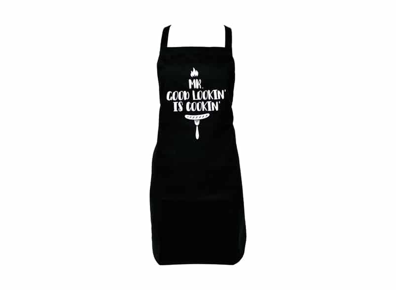 Annabel Trends Screen Print Apron Mr Good Looking