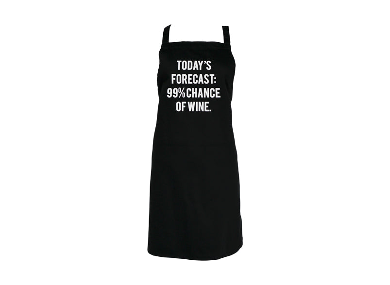 Annabel Trends Screen Print Apron Todays Forecast