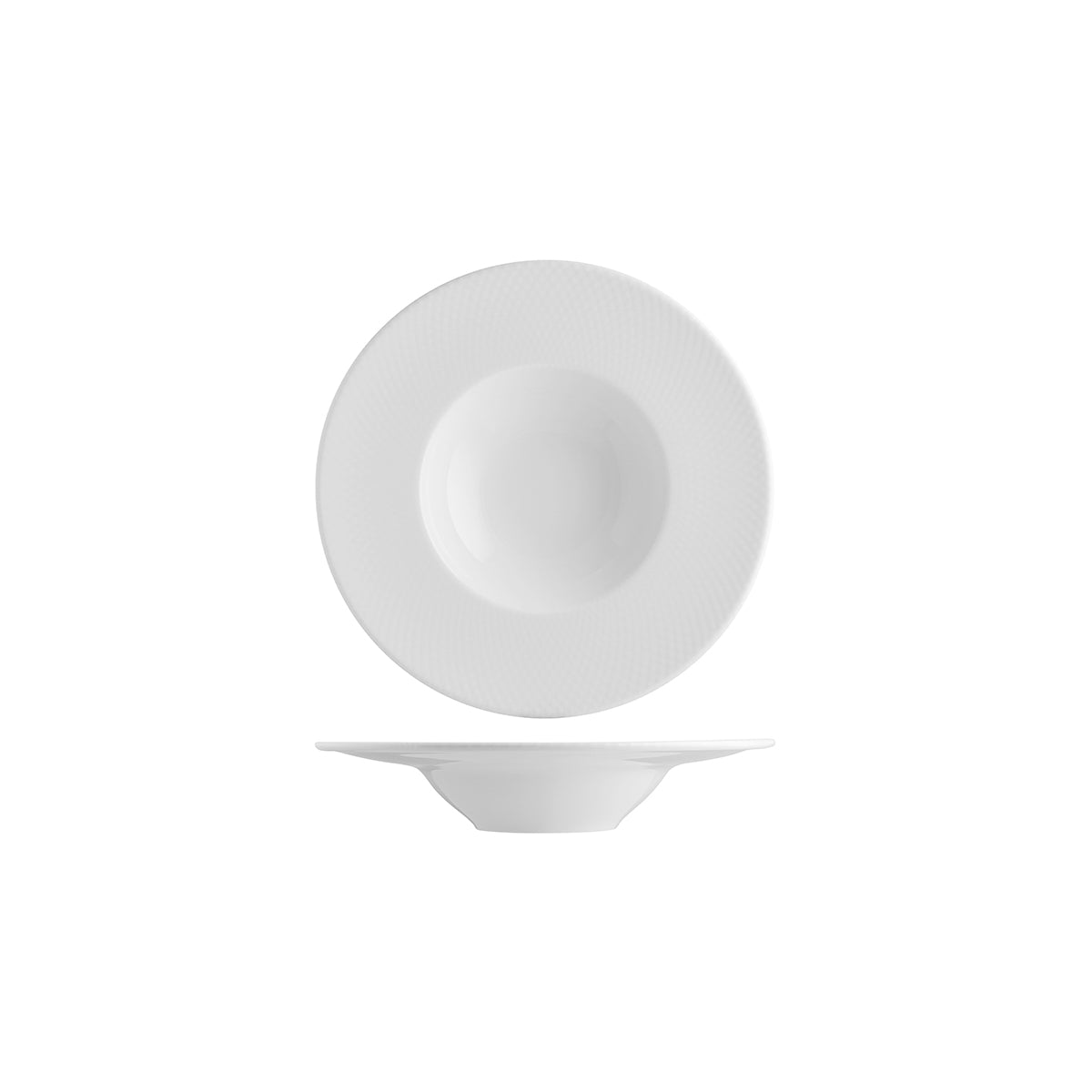 Bonna Diamond Round Deep Plate with Rim 210x35mm (180ml)