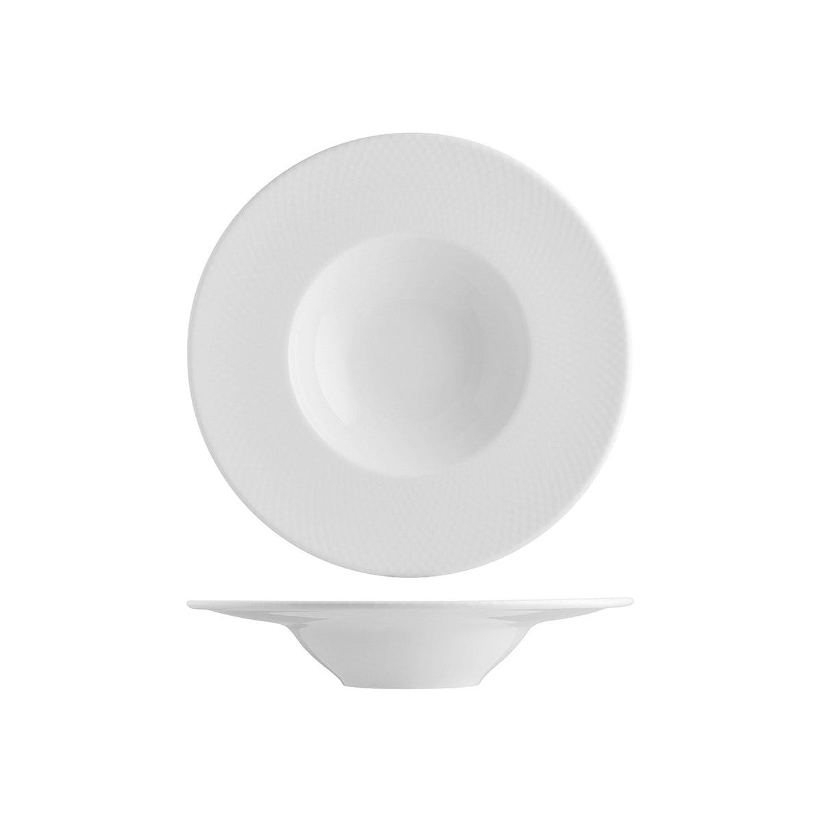 Bonna Diamond Round Deep Plate with Rim 280x54mm (400ml)