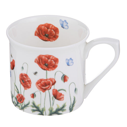 Ashdene Poppy Fields Wide Flare Mug