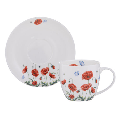 Ashdene Poppy Fields Cup & Saucer