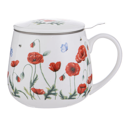 Ashdene Poppy Fields 3pc Infuser