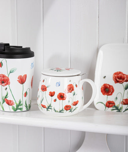 Ashdene Poppy Fields 3pc Infuser