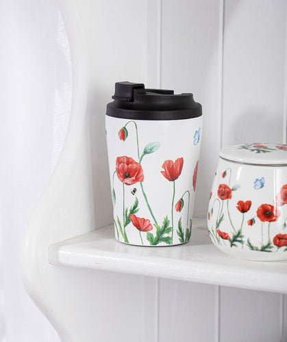 Ashdene Poppy Fields Travel Mug