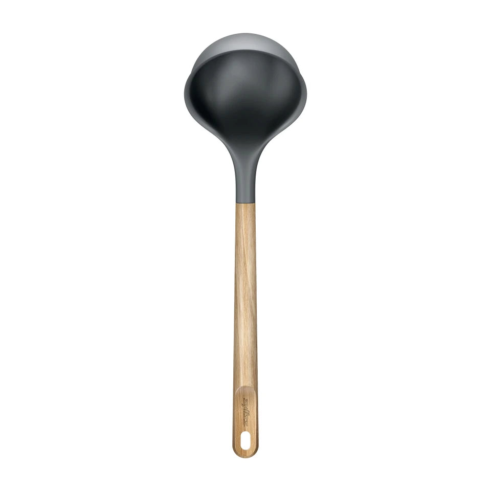 Zyliss Soup Ladle with Ash Wood Handle