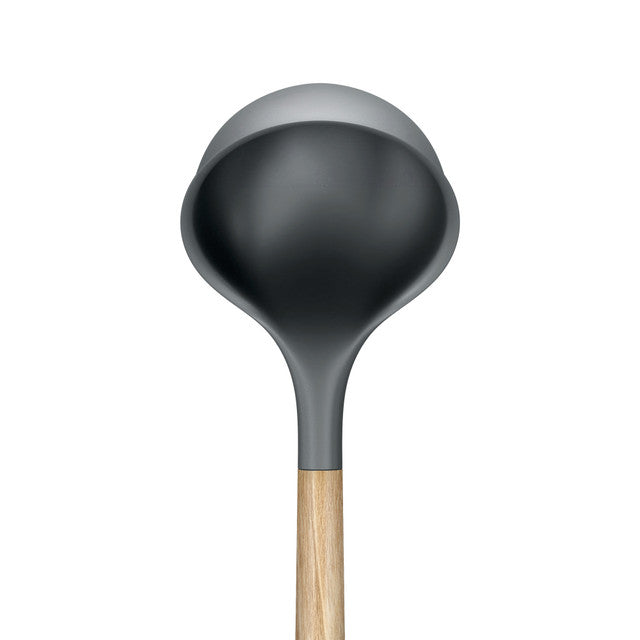 Zyliss Soup Ladle with Ash Wood Handle