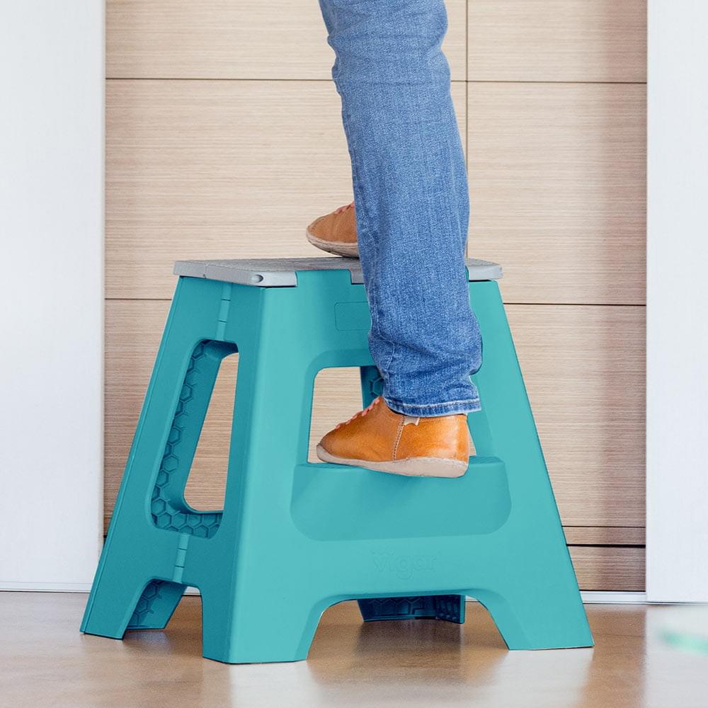 Compact 2 Step Foldable 40cm Stool