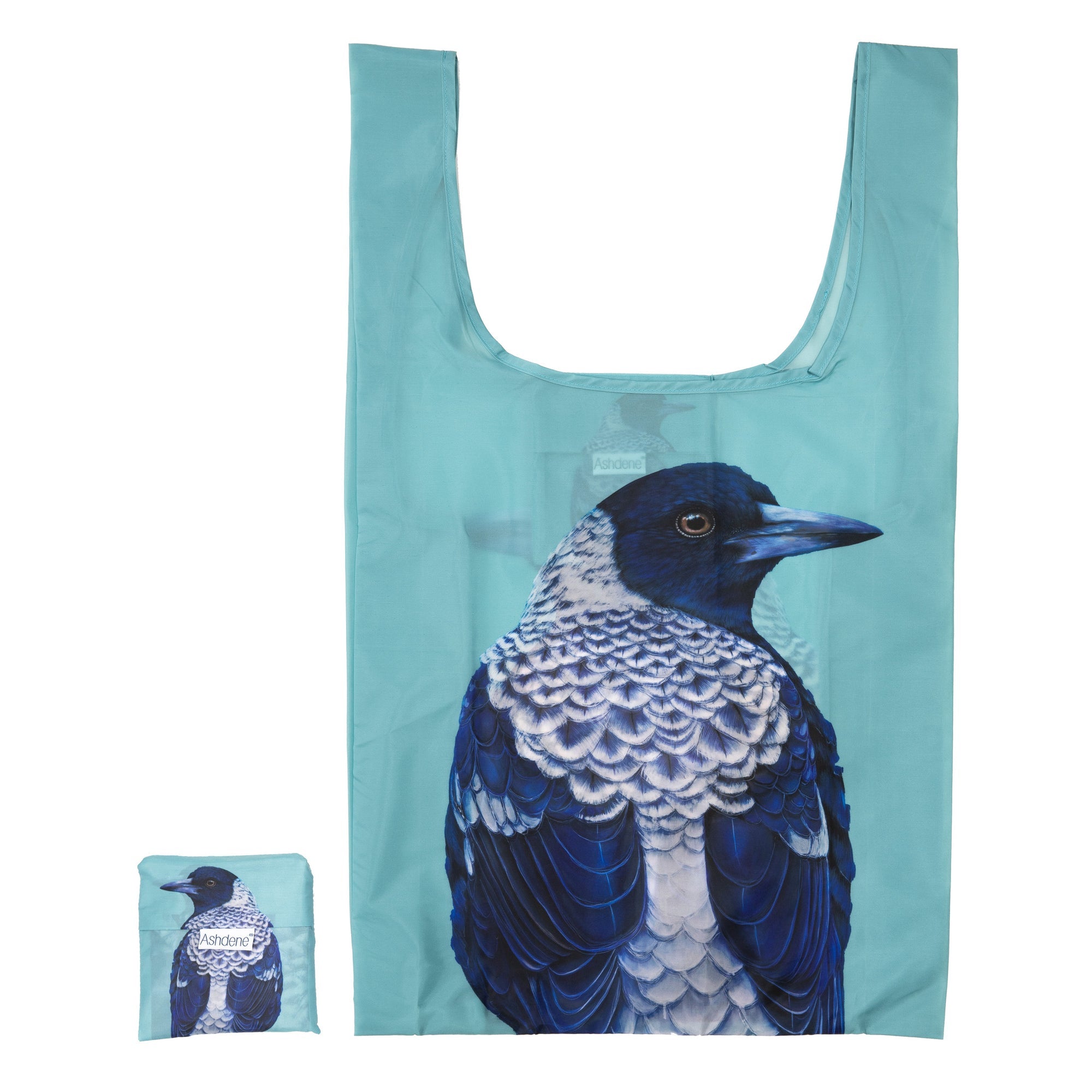 Ashdene Modern Birds Magpie Shopping Bag