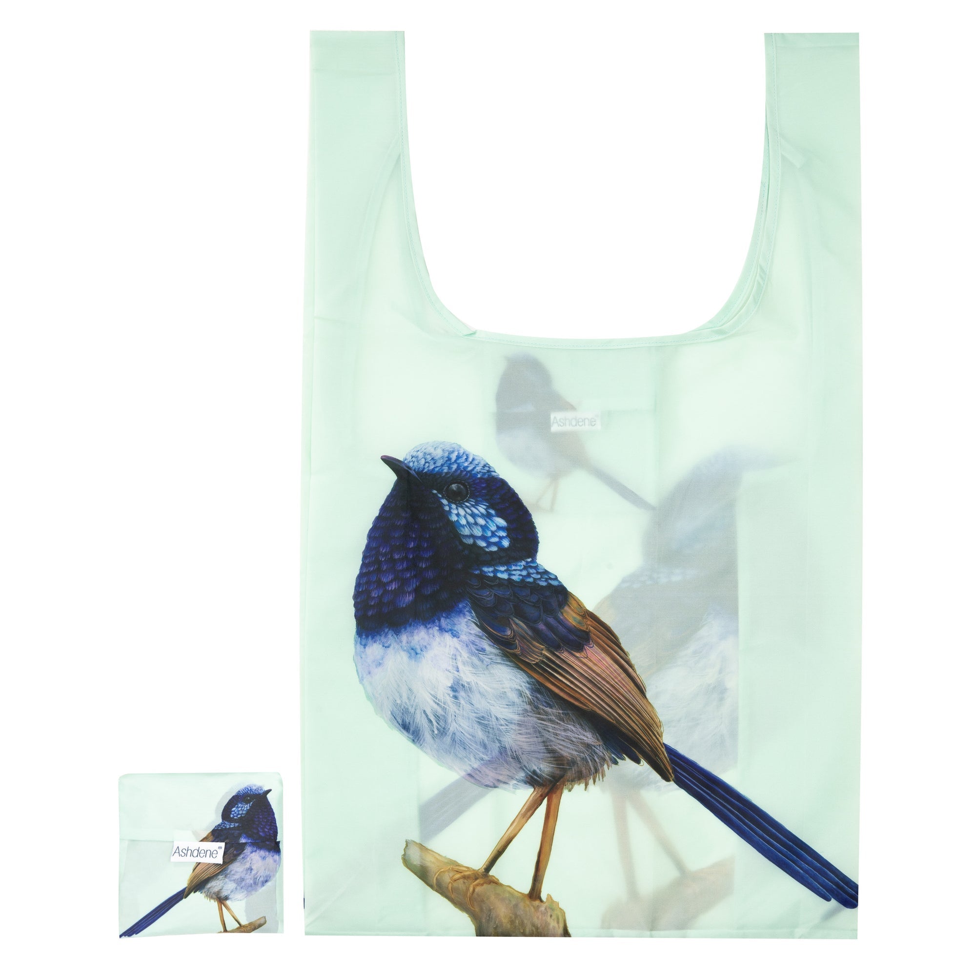 Ashdene Modern Birds Wren Shopping Bag