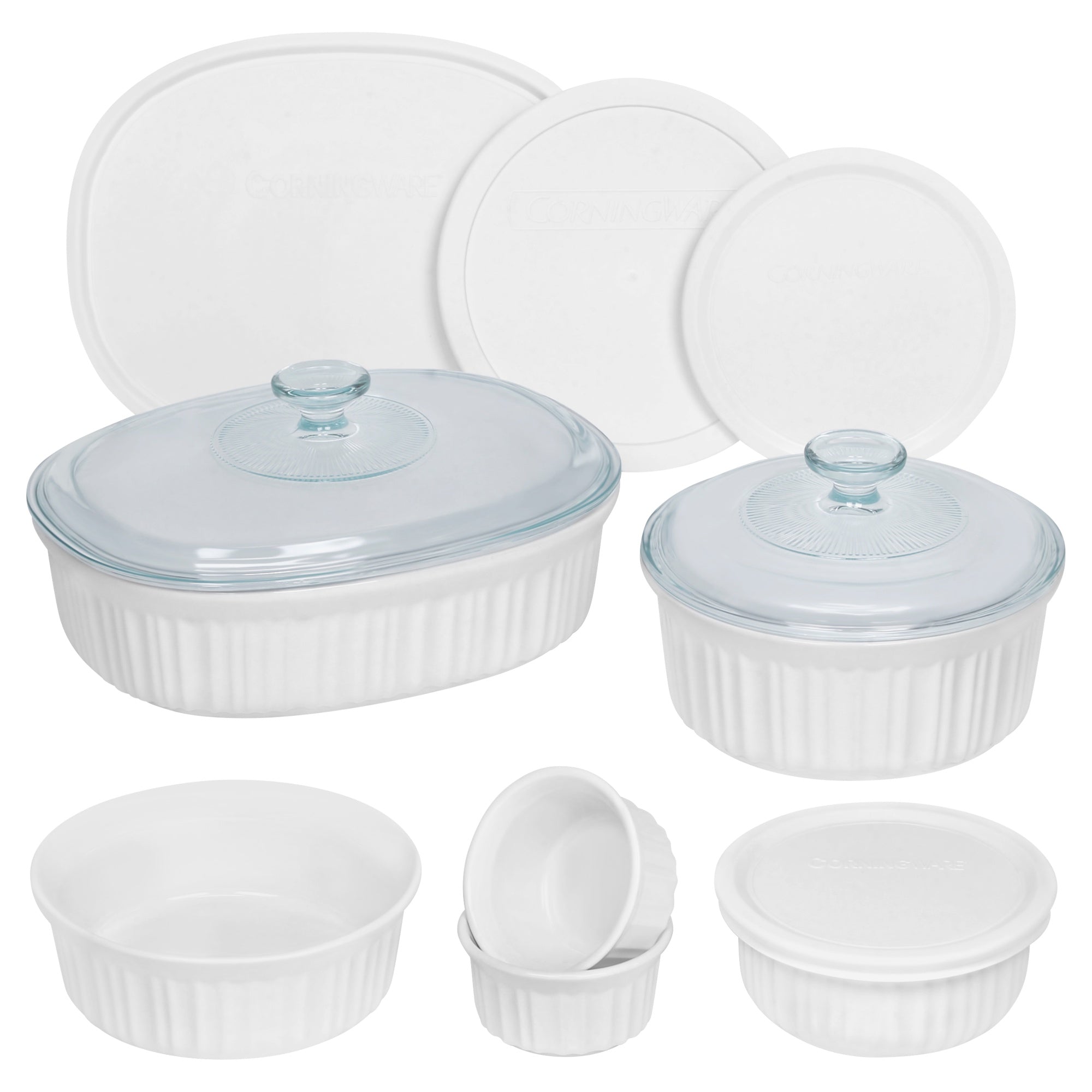 Corningware French White 12 Piece Set - White