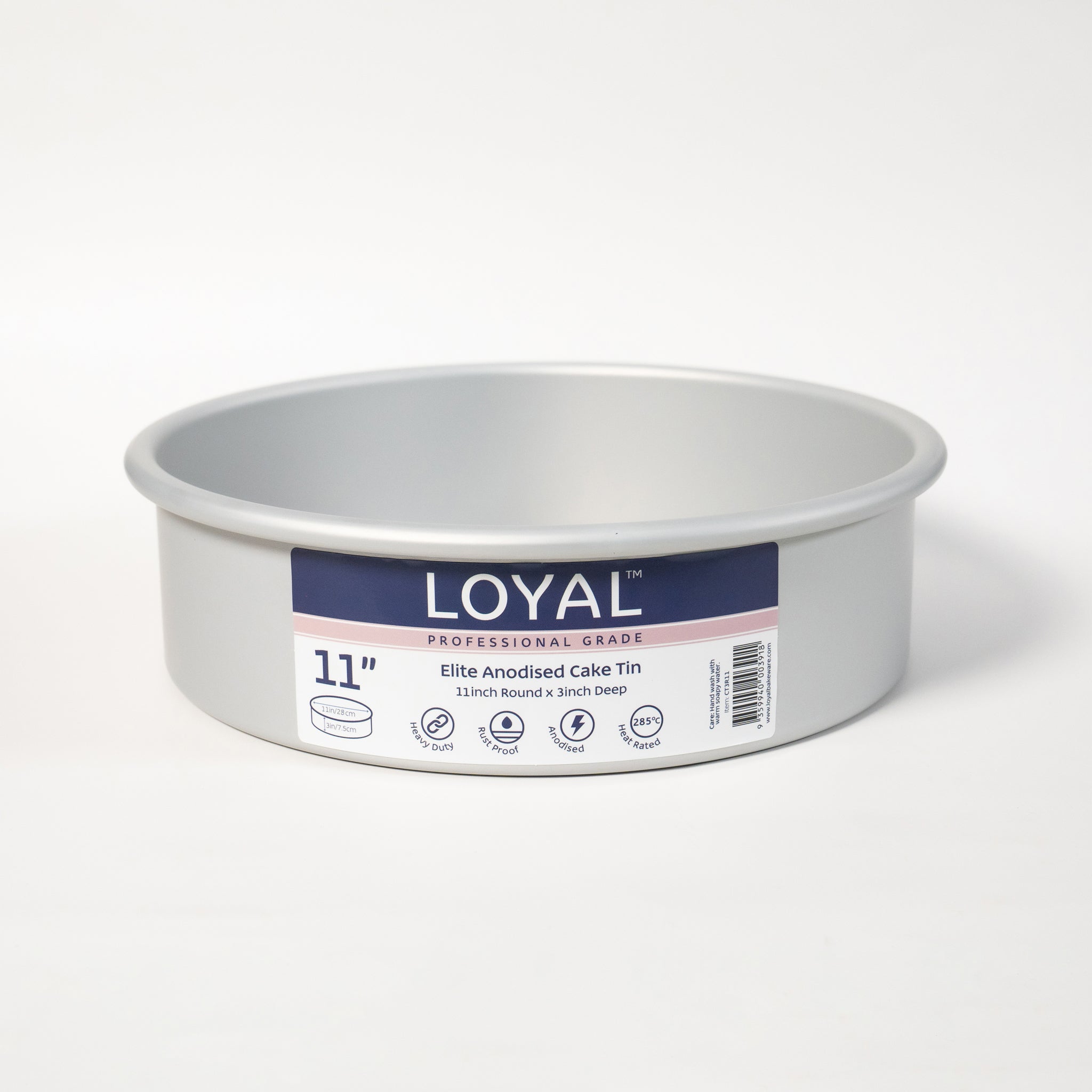LOYAL Elite Anodised Round Cake Tin 11 Inch