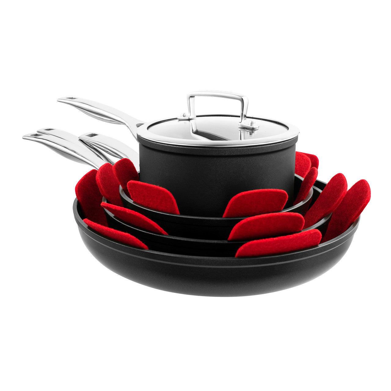 Pyrolux Pan Protector Red Set 3