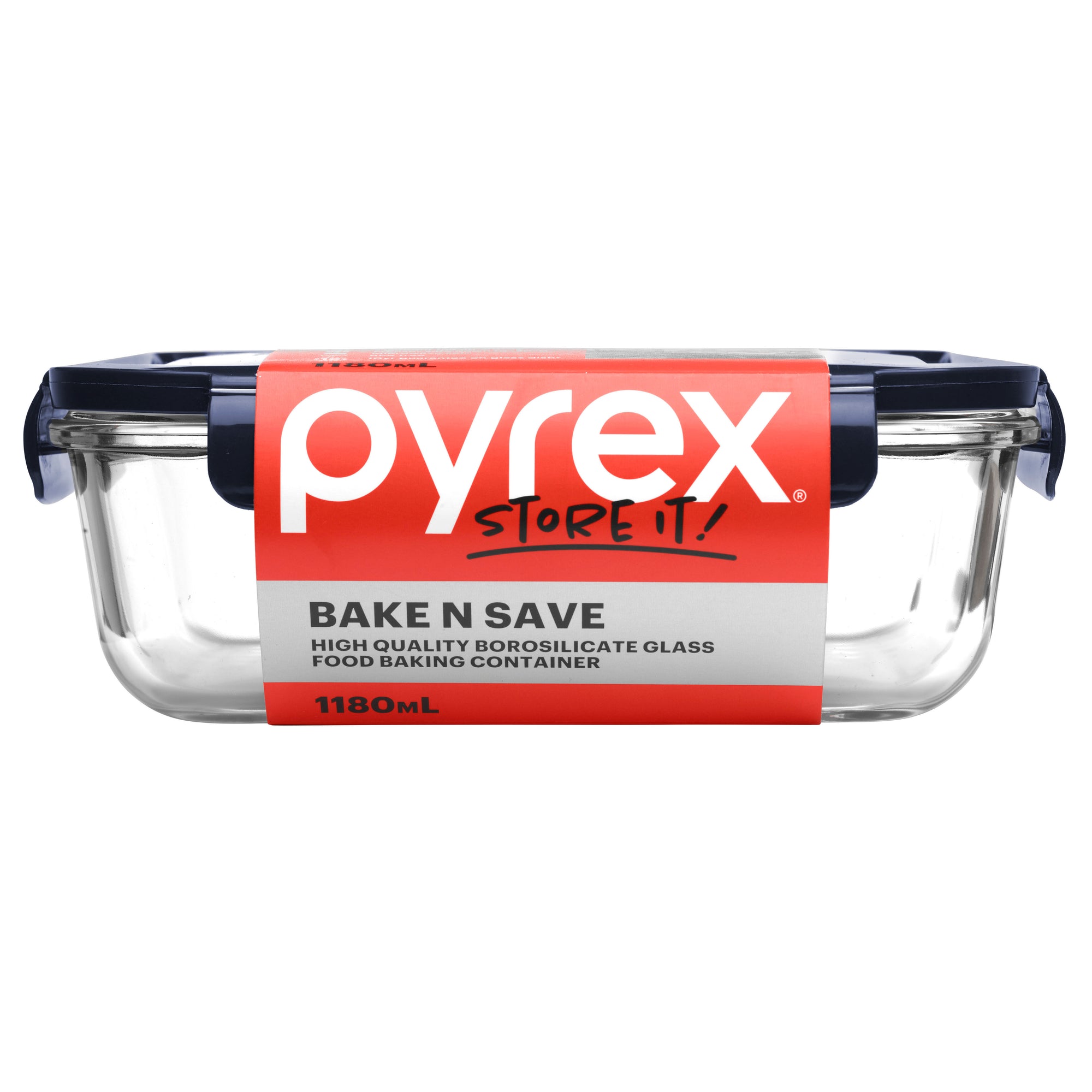 Pyrex Bake N Save Glass Container (1.18L)