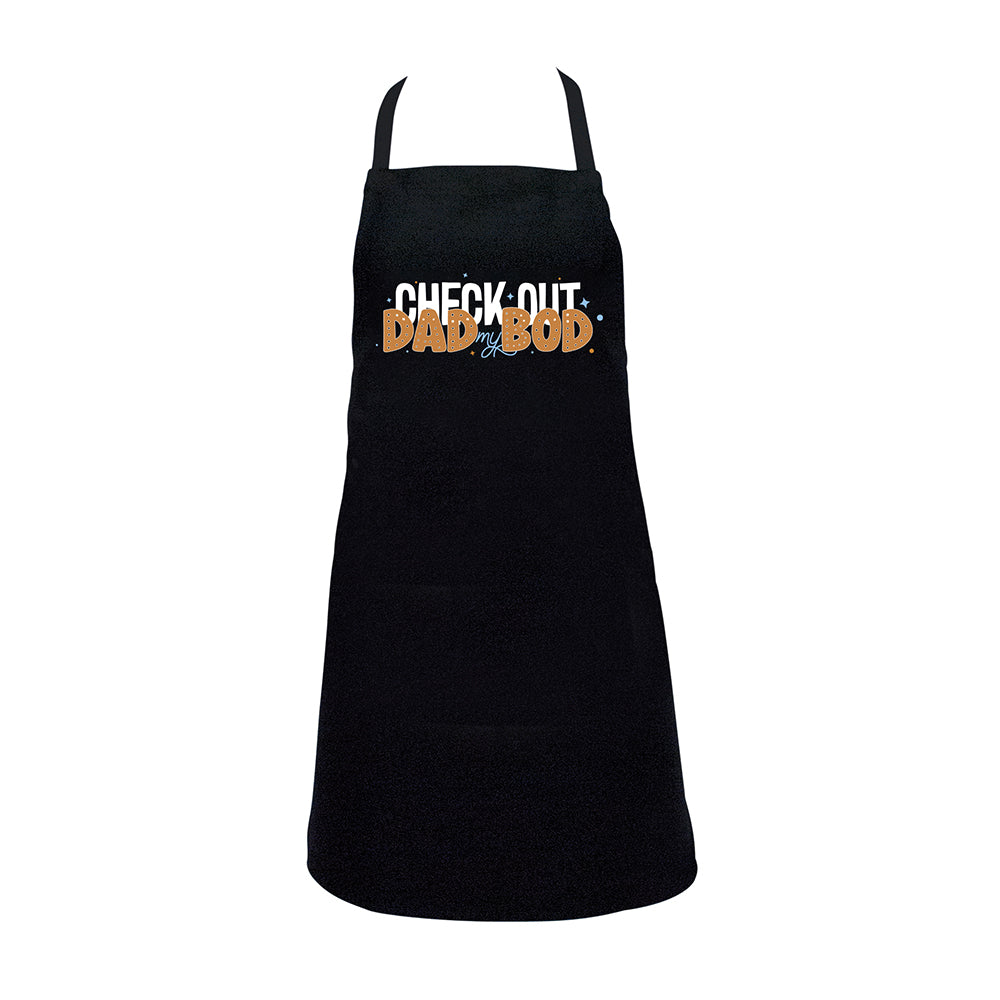 Annabel Trends Screen Print Aprons Check Out My Dad Bod