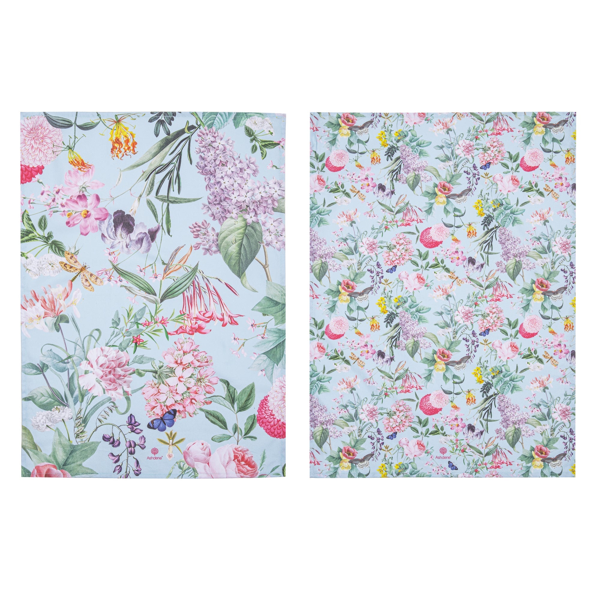 Ashdene Romantic Garden Assorted 2pk Kitchen Towel