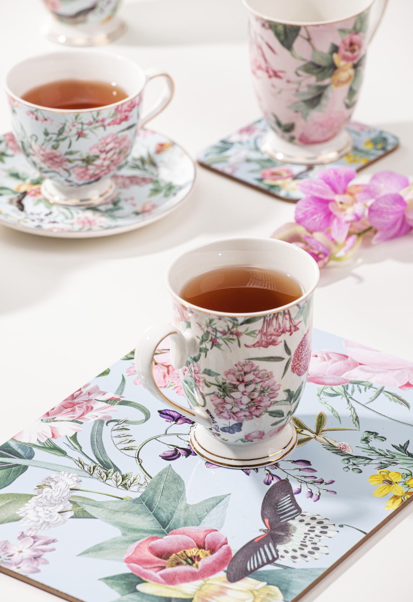 Ashdene Romantic Garden 6pk Placemat