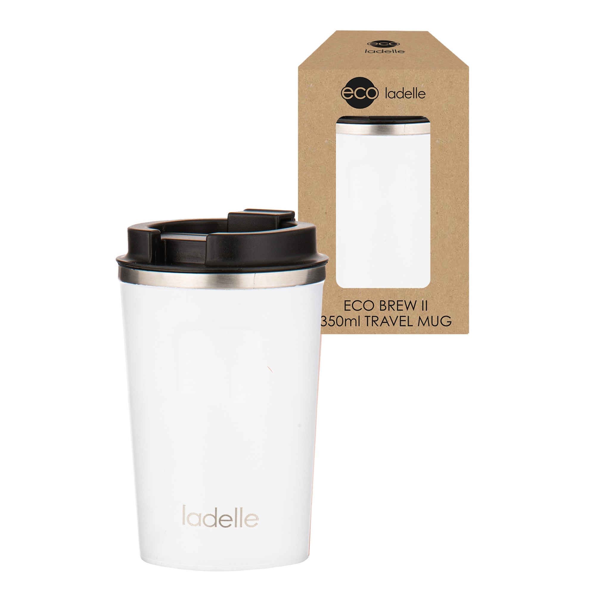 Eco Ladelle Eco Culture Alabaster 350ml Travel Mug