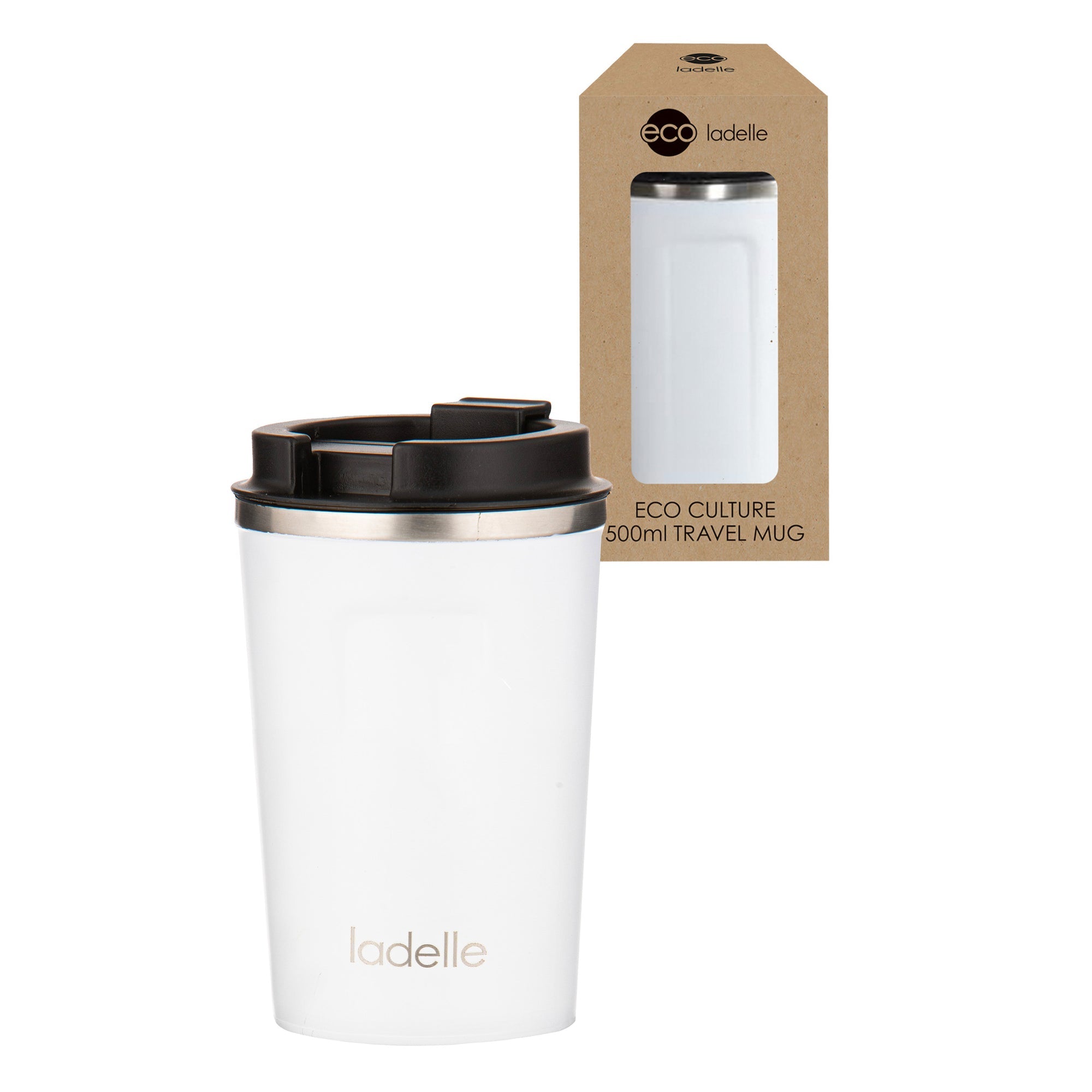 Eco Ladelle Eco Culture Alabaster 500ml Travel Mug