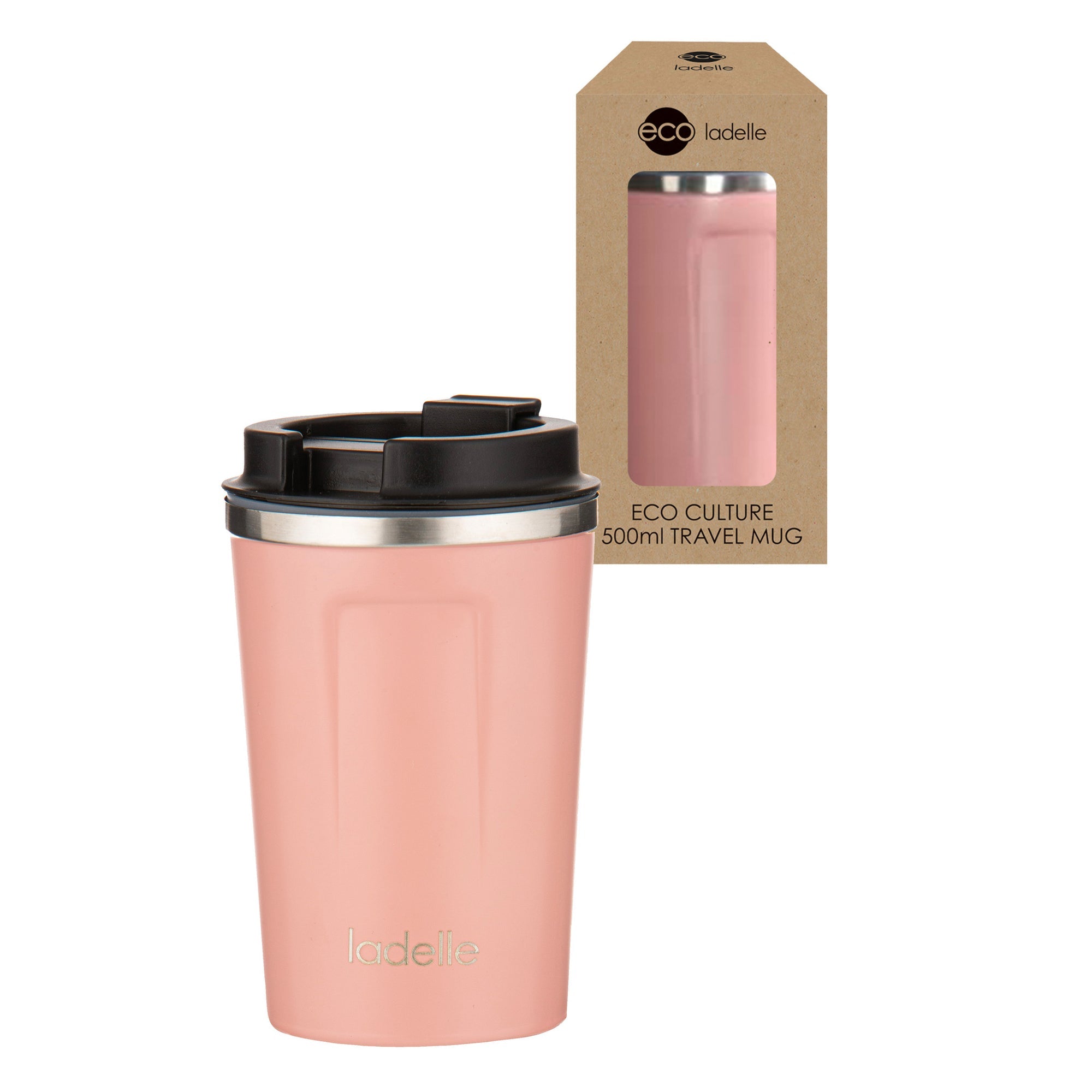 Eco Ladelle Eco Culture Blush 500ml Travel Mug