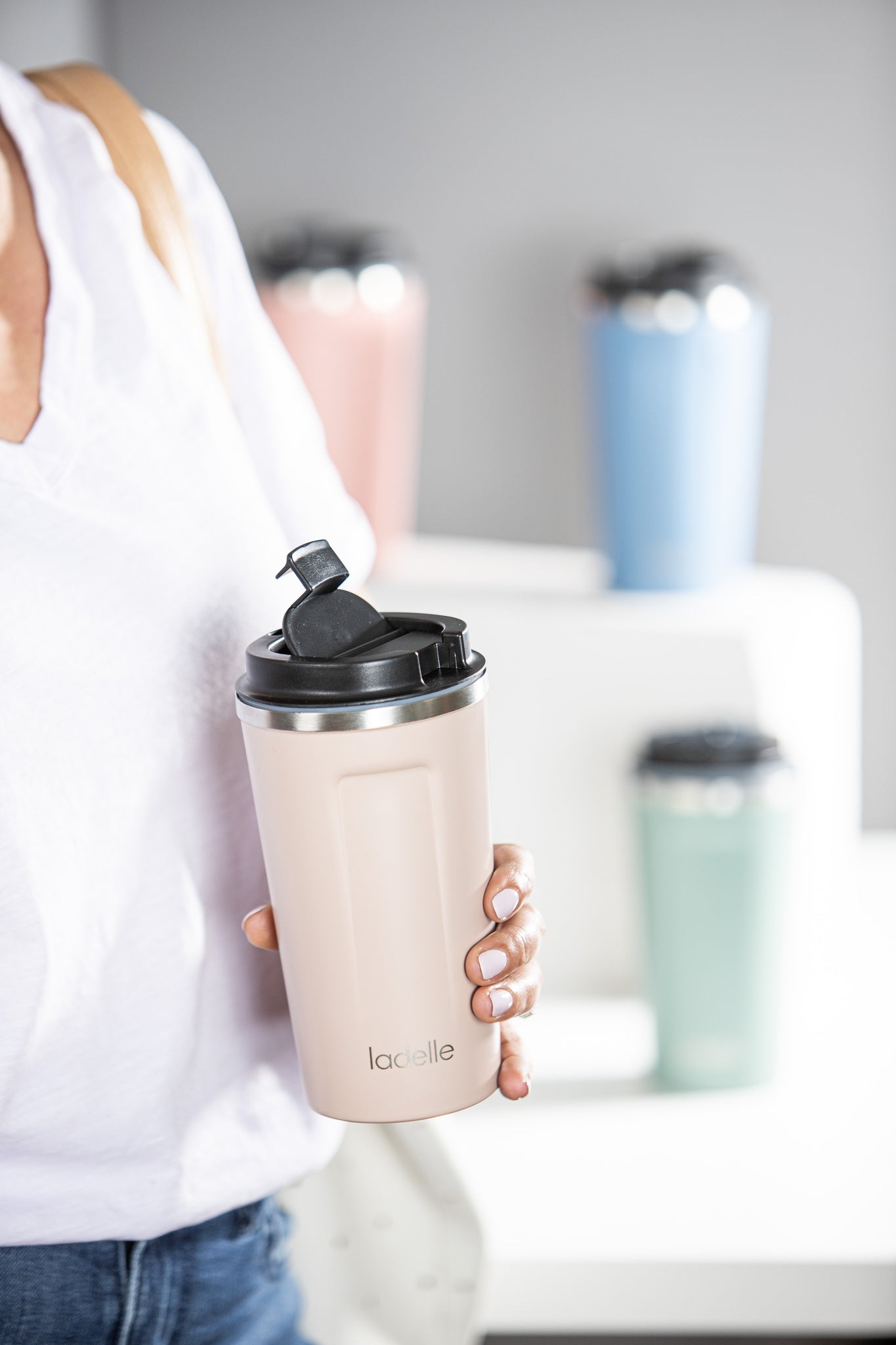 Eco Ladelle Eco Culture Alabaster 500ml Travel Mug