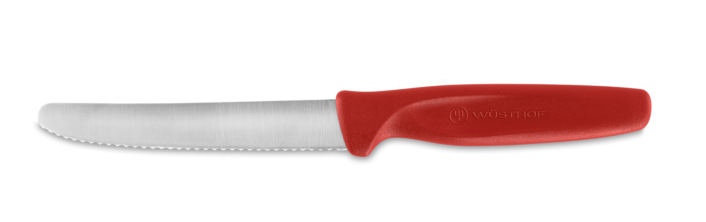 Wusthof Create Red Serrated Paring Knife - 10cm