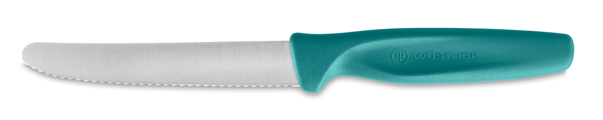 Wusthof Create Blue Serrated Paring Knife - 10cm