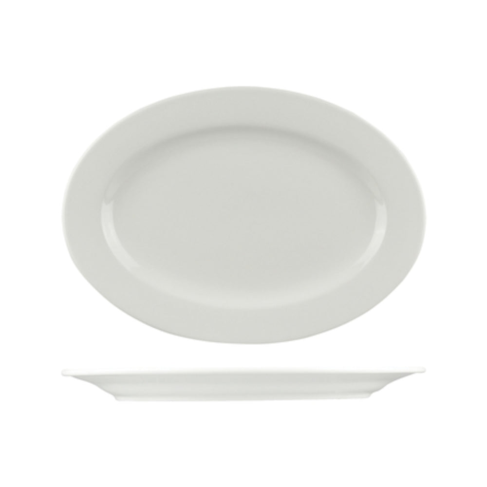 Longfine Classicware Oval Plate Wide Rim