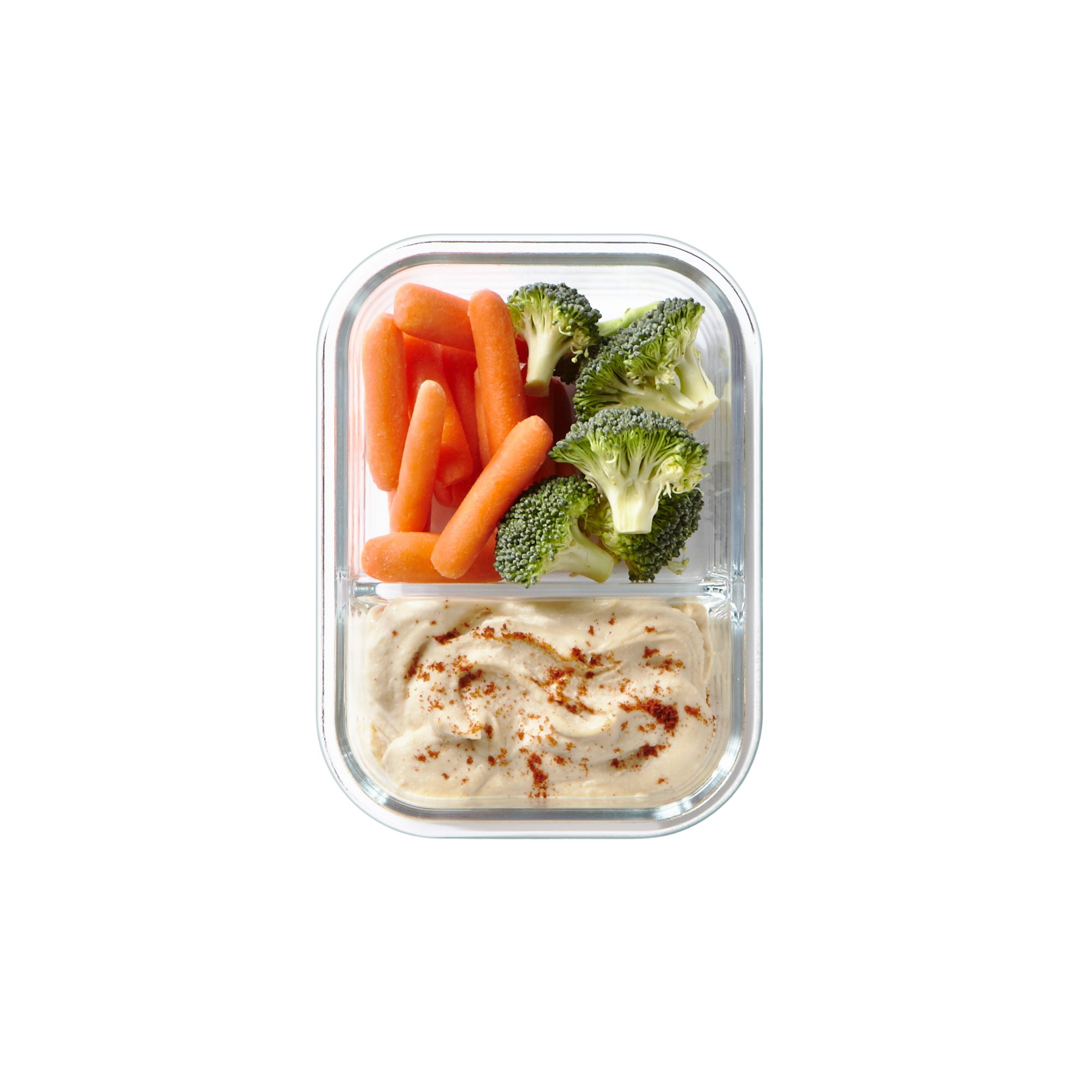 Pyrex Divided Meal Prep Glass Container (580mL)
