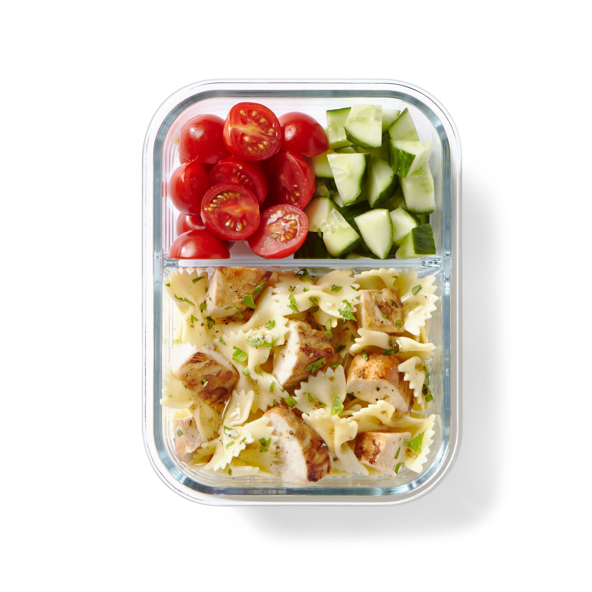 Pyrex Divided Meal Prep Container (1380mL)