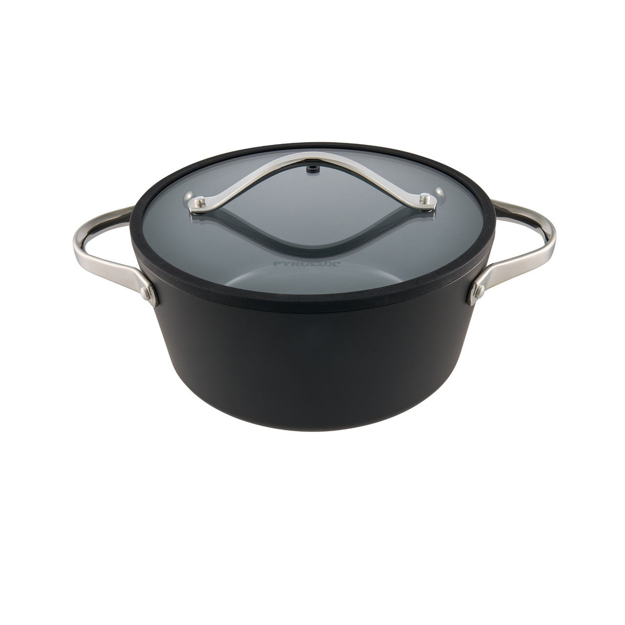 Pyrolux Nexgen Ceramic Casserole 24cm/4.4 Litre Ebony