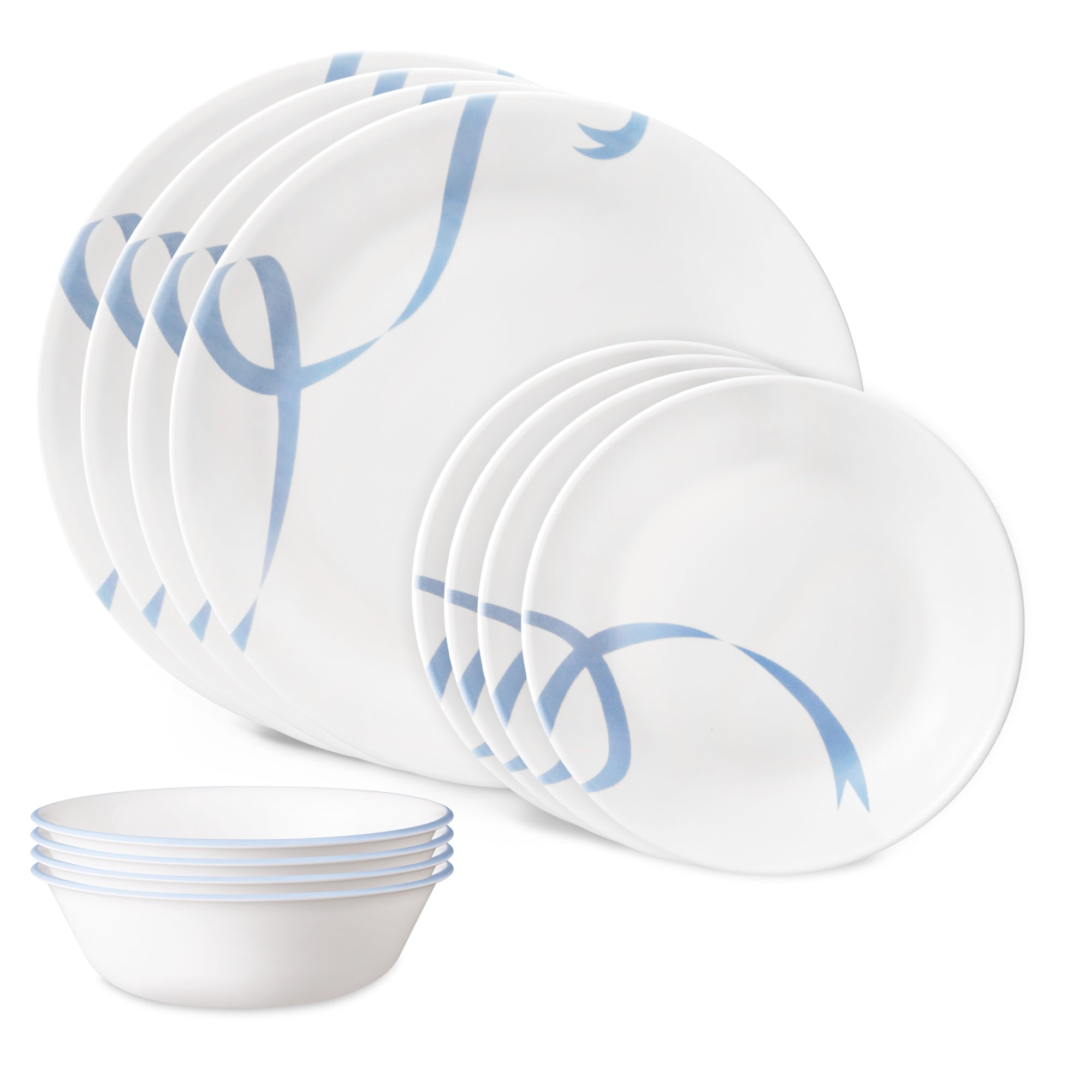 Corelle Ribbons 12 Piece Dinner Set