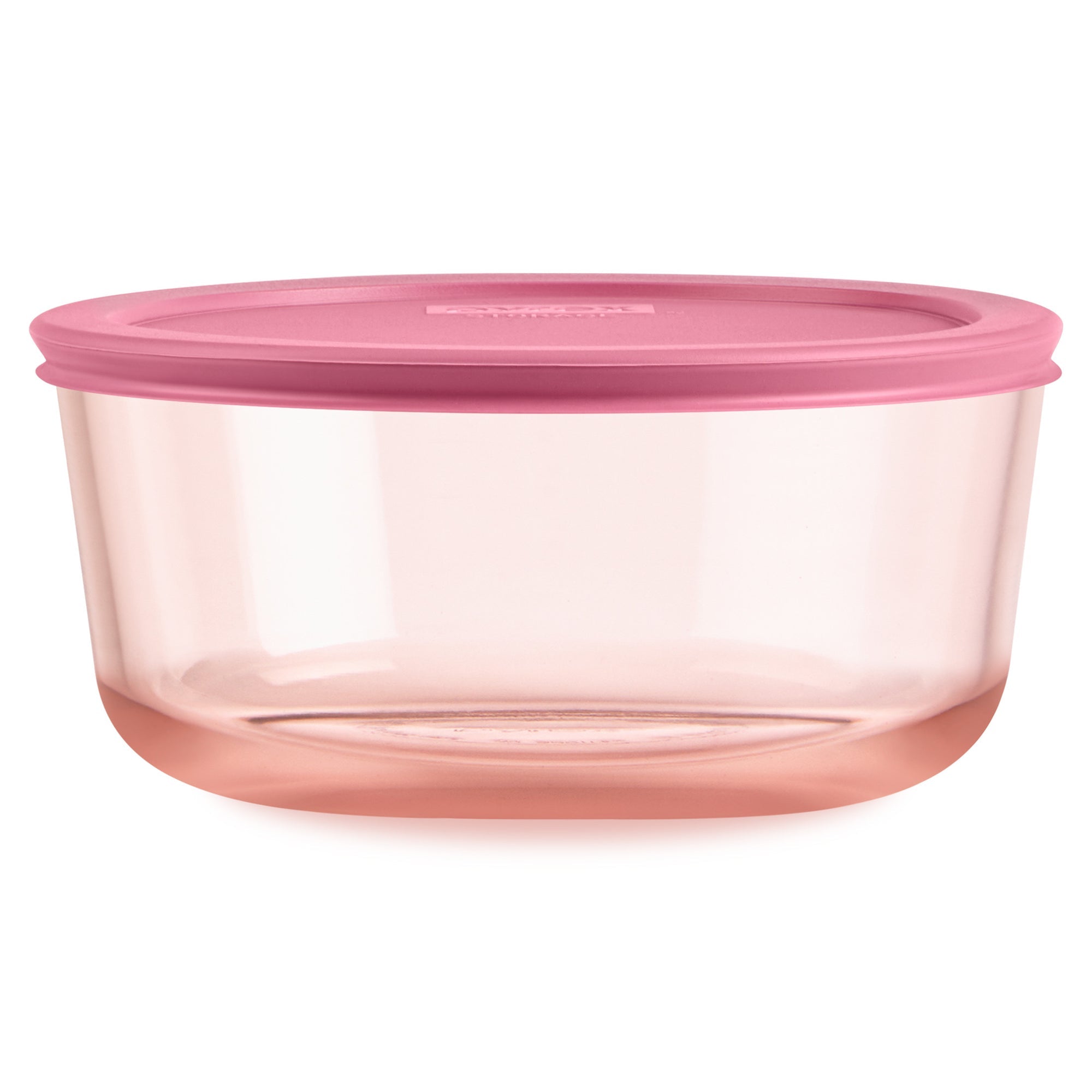 Pyrex Simply Store Colors with Pink Round Lid (1.65L)