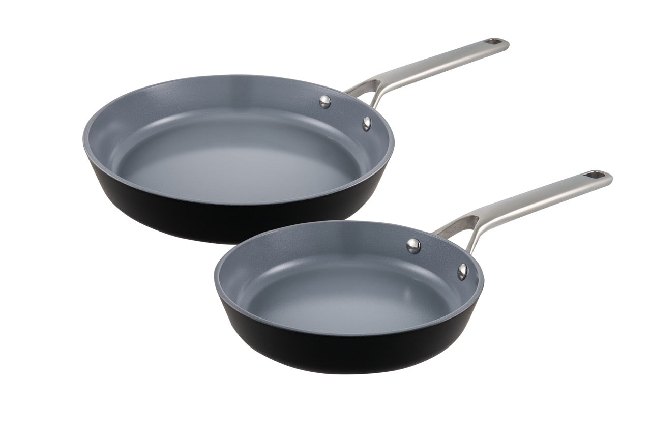 Pyrolux Nexgen 2 Piece Fry Pan Set - 20 & 28cm - Ebony