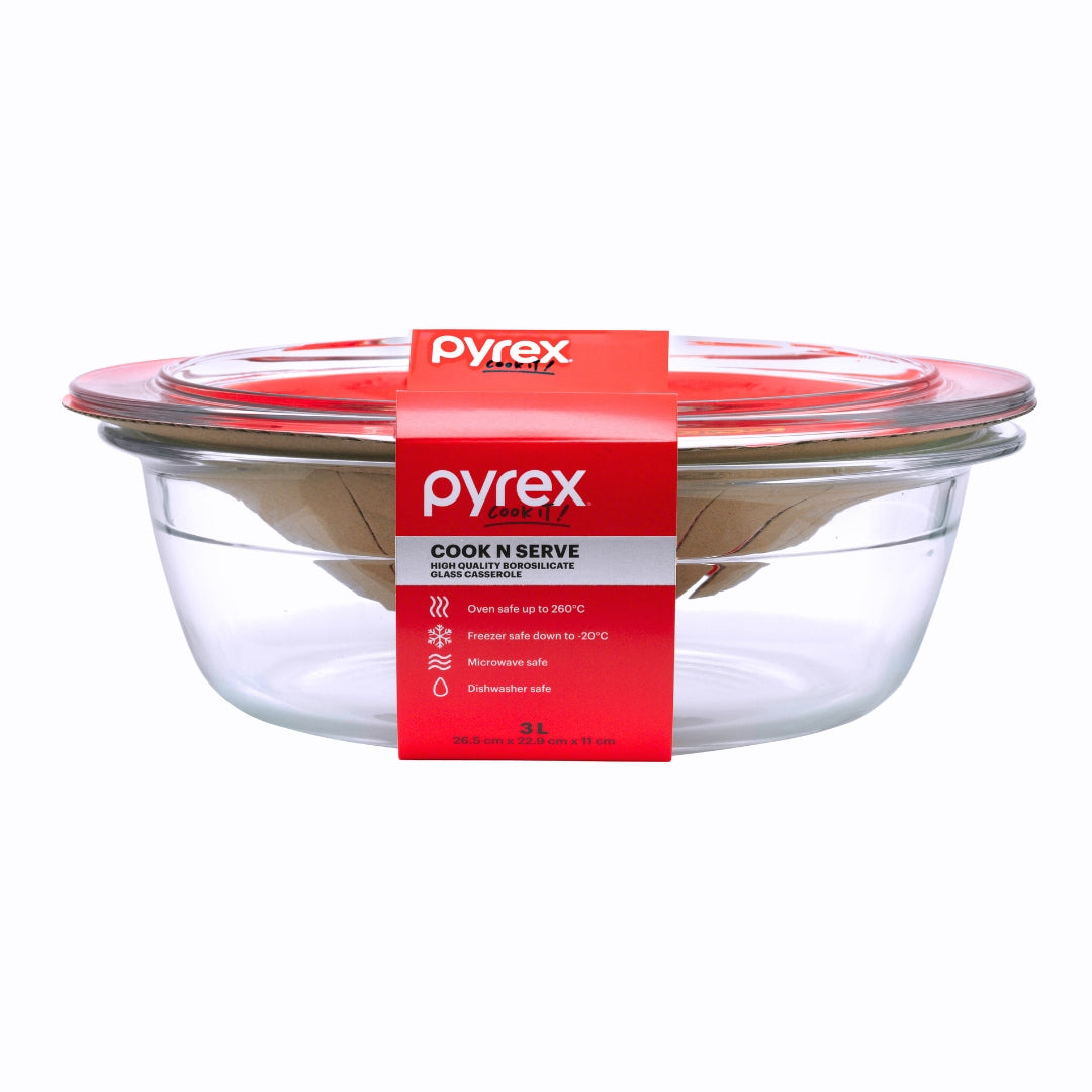 Pyrex Cook N Serve Casserole (3L)