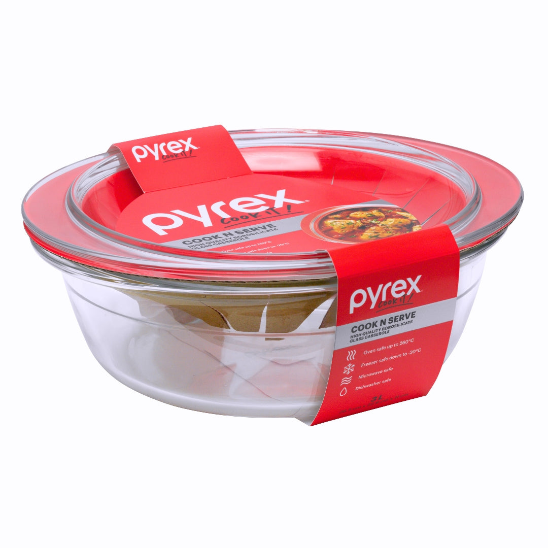 Pyrex Cook N Serve Casserole (3L)