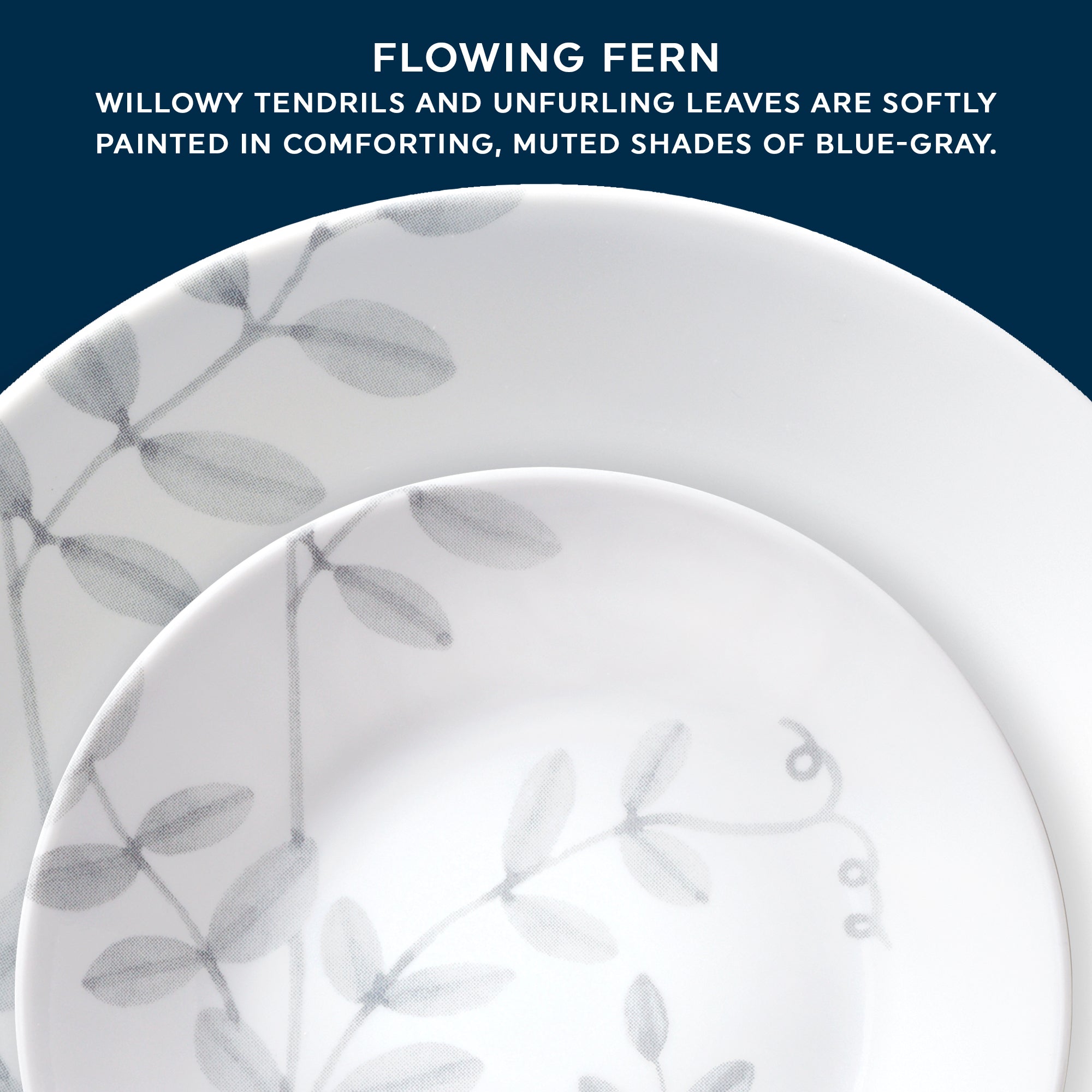 Corelle Flowing Fern 12 Piece Dinner Set
