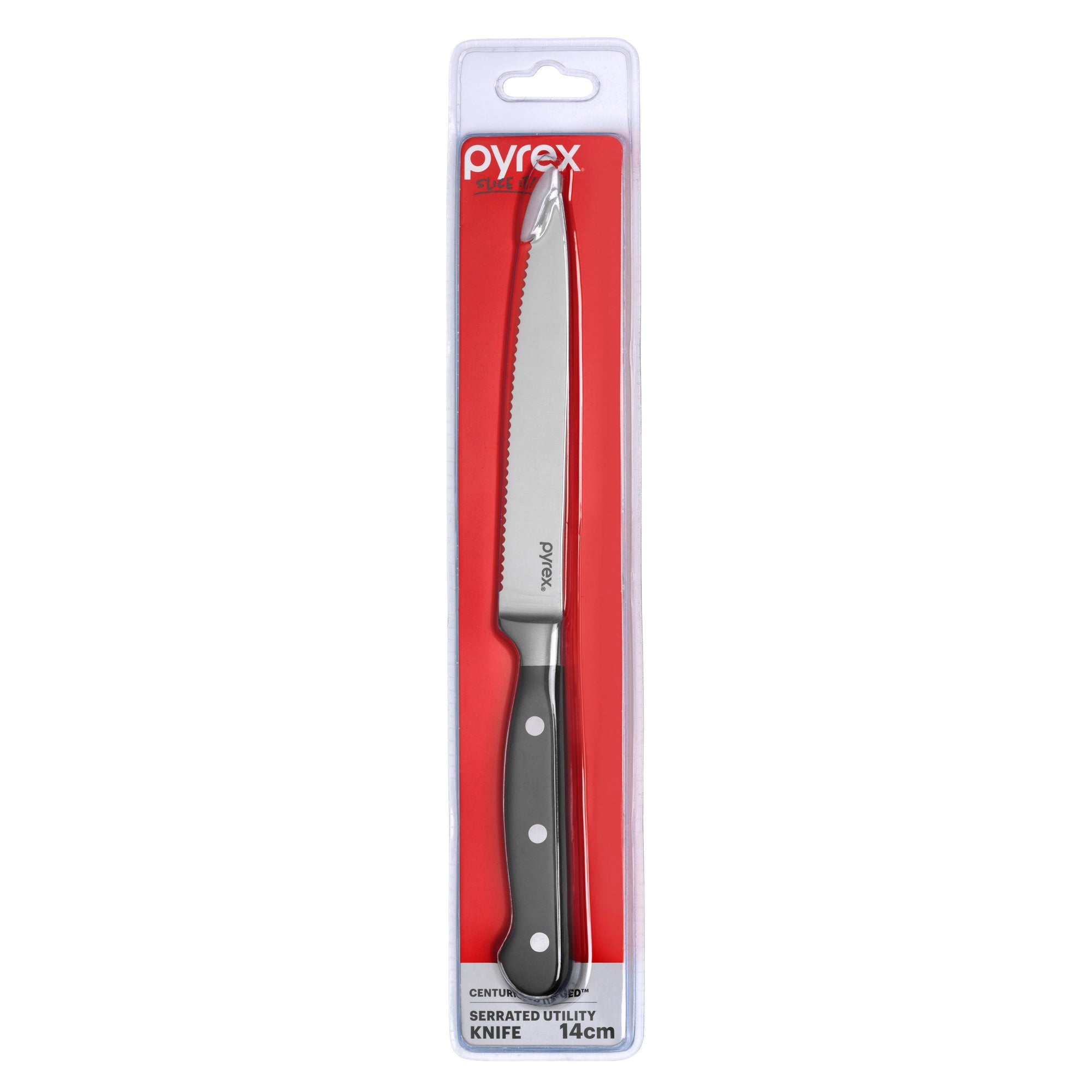 Pyrex Centurion Serrated Utility Knife - 14cm